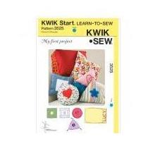 Kwik Sew Homeware Easy Learn to Sew Sewing Pattern 3525 Cushions & Pillowcases