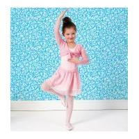 kwik sew childrens sewing pattern 4011 ballerina shrug leotard skirt