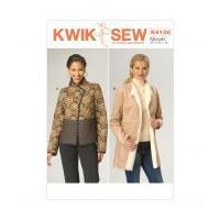 kwik sew ladies sewing pattern 4139 semi fitted jackets in 2 lengths