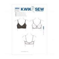 Kwik Sew Ladies Sewing Pattern 3594 Lingerie Bra