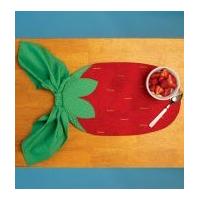 Kwik Sew Ellie Mae Easy Sewing Pattern 0176 Fruit Shape Reversible Placemats