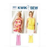 Kwik Sew Ladies Sewing Pattern 3691 Tunic & Top