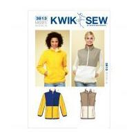 Kwik Sew Ladies Sewing Pattern 3813 Jacket & Gilet Waistcoat