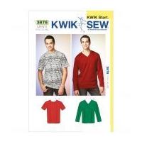 Kwik Sew Men's Easy Sewing Pattern 3878 Top & Jumper