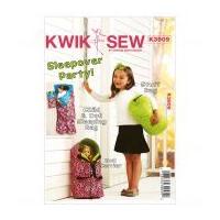Kwik Sew Crafts Easy Sewing Pattern 3909 Sleeping Bag, Stuff Bag & Doll Carrier