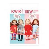 Kwik Sew Crafts Sewing Pattern 3965 Doll Clothes Summer Wardrobe
