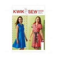 Kwik Sew Ladies Sewing Pattern 4000 Buttons Up Shirt Dresses & Belt