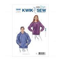 Kwik Sew Unisex Easy Sewing Pattern 3045 Tracksuit Sweater & Hoodies