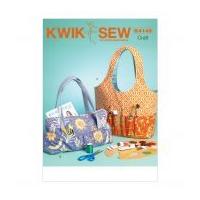 Kwik Sew Accessories Easy Sewing Pattern 4149 Hobby Tote & Bag
