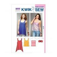 kwik sew ladies easy sewing pattern 3777 jersey tops