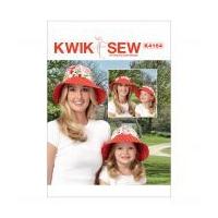 Kwik Sew Ladies & Girls Easy Sewing Pattern 4164 2 in 1 Hat & Visor