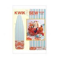Kwik Sew Crafts Easy Sewing Pattern 4183 Ironing Board Cover & Sewing Basket Organiser