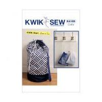 Kwik Sew Crafts Easy Learn to Sew Sewing Pattern 4185 Laundry & Drawstring Bags
