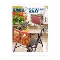 Kwik Sew Accessories Sewing Pattern 3927 Wheelchair & Walker Carryall & Carrier Bag