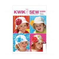 Kwik Sew Baby & Toddlers Sewing Pattern 3989 Summer Hats