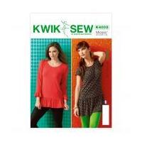 Kwik Sew Ladies Easy Sewing Pattern 4002 Jersey Tunic Tops