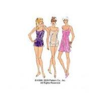 Kwik Sew Ladies Sewing Pattern 2589 Sleepwear, Chemise, Camisole Top & Shorts