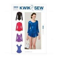 Kwik Sew Ladies Sewing Pattern 3502 Dancewear Leotards