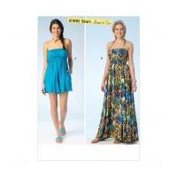 Kwik Sew Ladies Easy Learn to Sew Sewing Pattern 4100 Dress & Jumpsuit