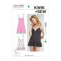 kwik sew ladies sewing pattern 3554 lingerie slips panties