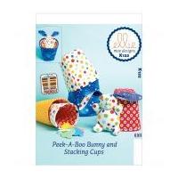 Kwik Sew Crafts Ellie Mae Sewing Pattern 0122 Stacking Cups & Bunny Toy