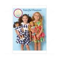 kwik sew girls doll clothes ellie mae sewing pattern 0193 matching dre ...