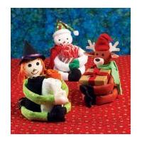 Kwik Sew Crafts Easy Sewing Pattern 4036 Christmas Seasonal Decorative Holders