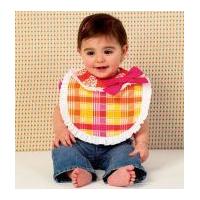 Kwik Sew Baby & Toddler Ellie Mae Easy Sewing Pattern 0151 Baby Bibs