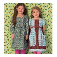 Kwik Sew Childrens Ellie Mae Sewing Pattern 0147 Girls Pretty Dresses
