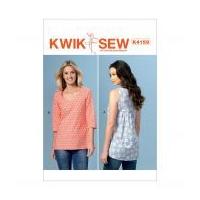 Kwik Sew Ladies Easy Sewing Pattern 4159 Gathered Back Tops