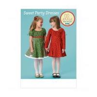Kwik Sew Childrens Ellie Mae Sewing Pattern 0185 Swirl Dresses
