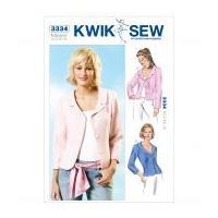 Kwik Sew Ladies Sewing Pattern 3334 Fitted Jackets