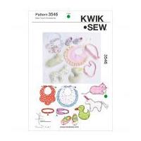 kwik sew baby sewing pattern 3546 babies bibs toys accessories