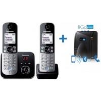 KX-TG 6822 Cordless Phone with Bluewave Link To Mobile Hub