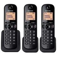 kx tgc 213eb trio cordless phones