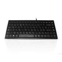 Kybac395-usbblk - Usb Super Slim Mini Keyboard With Square Special Keys And Black Keys & Case