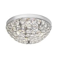 kyr5350 kyrie 3 light flush ceiling light in polished chrome