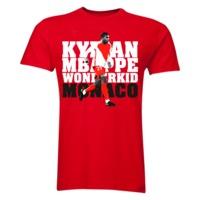 Kylian Mbappe Monaco Player T-Shirt (Red)