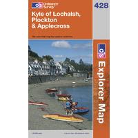 kyle of lochalsh plockton applecross os explorer map sheet number 428