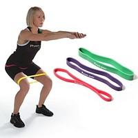 KYLIN SPORT Purple 100% Natural Latex Resistance Band LOOP Fitness Exercise Pilates Yoga Exercise Tubing RYG