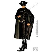 L Mens Maksed Bandit Costume for Zorro Wild West Fancy Dress Male UK 42-44 Chest