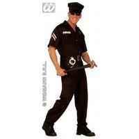 L Mens Cop Male Costume for Police Detective Fancy Dress Male UK 42-44 Chest