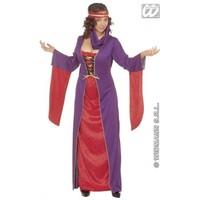 L Ladies Womens Lady Marion Costume for Middle Ages Medieval Fancy Dress Female UK 14-16