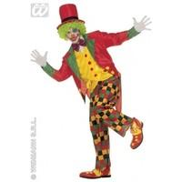 L Mens Clown Costume for Circus Fancy Dress Male UK 42-44 Chest