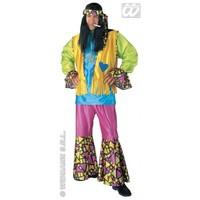 l mens hippie boy costume for 60s 70s fancy dress male uk 42 44 chest
