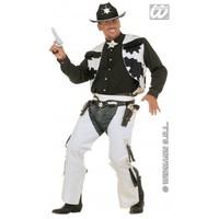 L Mens Rodeo Cowboy Costume for Wild West Fancy Dress Male UK 42-44 Chest