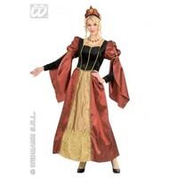 L Ladies Womens Regal Princess Costume Outfit for Fairytale Royal Fancy Dress Female UK 14-16