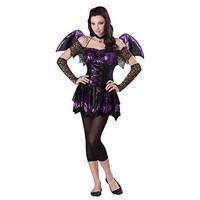L Teen Battitude Costume for Halloween Fancy Dress Outfit