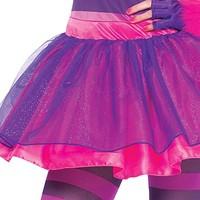 L Teen Cheshire Cat Costume for Wonderland Fancy Dress Outfit