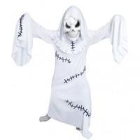 L Boys Ghastly Ghoul Costume for Ghost Fancy Dress Outfit